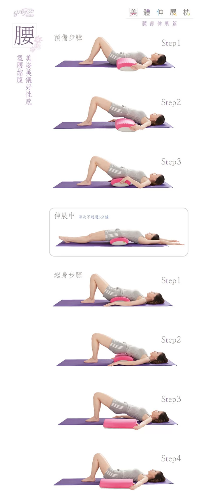 腰部伸展:塑腰縮腹,美姿美儀好性感